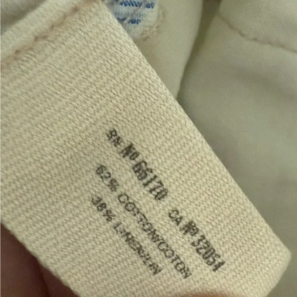 Anthropologie Daughters of the Liberation|Off White,Cream canvas utility Jacket• - Picture 8 of 12